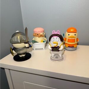 【Authentic】3 Pop Mart & 1 Tencent Figures - Unused